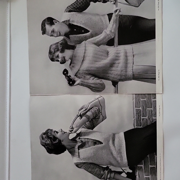 The New Looped Mohair Hand-Knit Fashions 1958 Volume 43 - Picture 7 of 12
